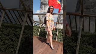 the iconic Golden Bridge Vietnam #goldenbridge #hanoi #banah…