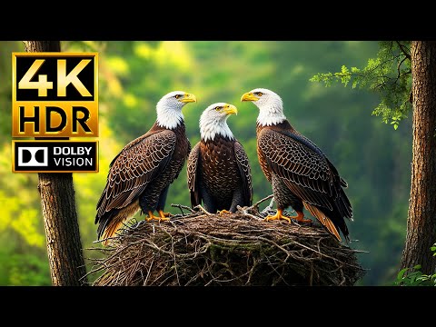 ANIMAL KINGDOM 4K HDR | with Cinematic Sound (Colorful Animal Life)