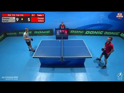 10:30 Dmytro Batiuk 3-1 Oleksii Zaiets West 1 WIN CUP 17.12.2022 | TABLE TENNIS WINCUP