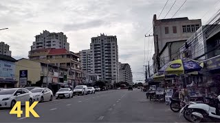 4K Drive in Phnom Penh City | Stunning Street Views & Urban Vibes