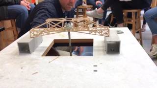 Physics Students&#39; Bridge Designs Get Tested