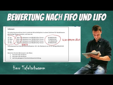 Valuation of current assets - FIFO / LIFO / weighted average - Simply explained with an example