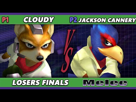 S@X 455 Losers Finals - Cloudy (Fox) Vs. Jackson Cannery (Falco) Smash Melee - SSBM