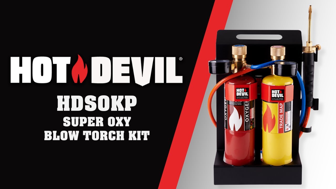 Hot Devil Super Oxy Blow Torch Kit Multifors