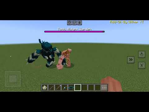 New mutant iron golem vs Tonic mutant warden (minecraft mob battle) 