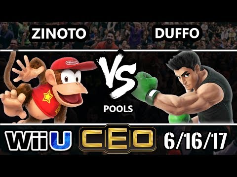 CEO 2017 Smash 4 - EG | Zinoto (Diddy Kong) vs Duffo (Little Mac) Wii U Tournament
