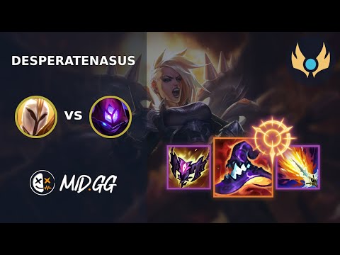 MID.GG: [ DesperateNasus ] Kayle MID vs Malzahar | KR CHALLENGER | LOL Season 2025