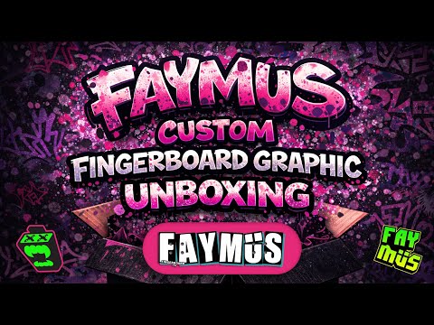 Faymus Fingerboards - Custom graphic unboxing - Pager One