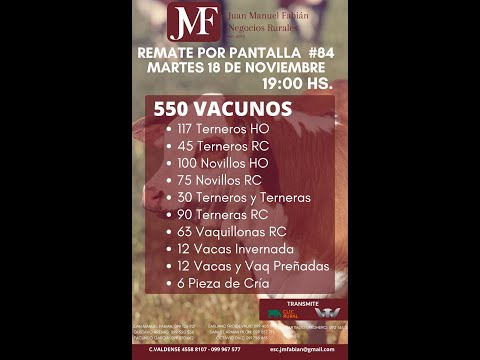 18/11/2025   #84 Pantalla JMF - Juan Manuel Fabián/ Rosario - Colonia