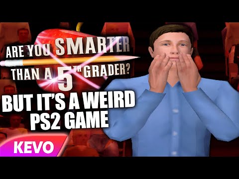 Are You Smarter Than A 5th Grader but it's a weird PS2 game