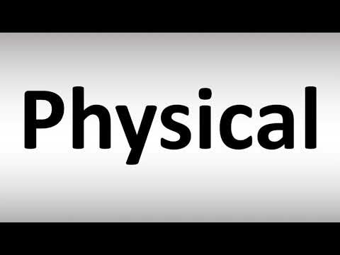 Part of a video titled How to Pronounce Physical - YouTube