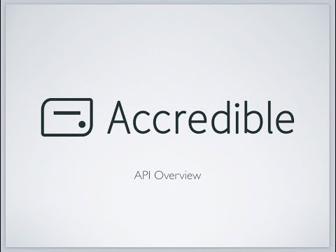 API Overview Video