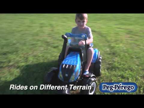 Demo Kids New Holland T8 Electric Tractor &Trailer - Image 2