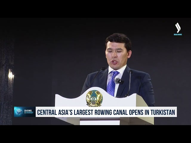Central Asia’s largest rowing canal opens in Turkistan