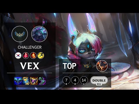Vex Top vs Rumble - KR Challenger Patch 12.3