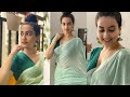 Manjusha Anchor In Halfsaree Ll Anasuya Soumyarao Jabardasthlatest Manjusha