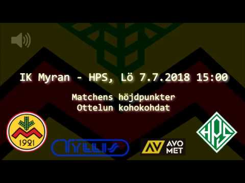2018 07 07, IK Myran - HPS KOOSTE