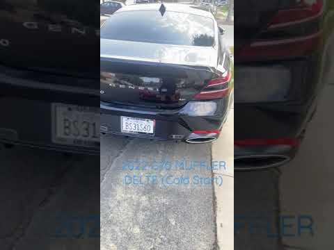Thumbnail for 2022 G70 Muffler Delete (Cold Start)