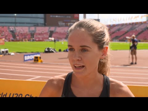IAAF World U20 Tampere – Katrina Robinson NZL 1500 Metres Heat 2