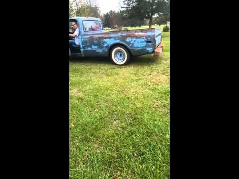 My 68' c10 big mutha thumpr cam and straight pipes