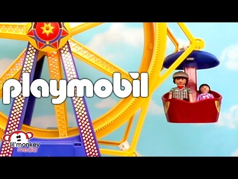 Playmobil Summer Fun Amusement Park Collection! Ferris Wheel,  Spinning Spaceships and more!