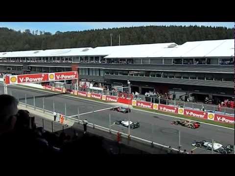 Départ Grand Prix Belgique 2012