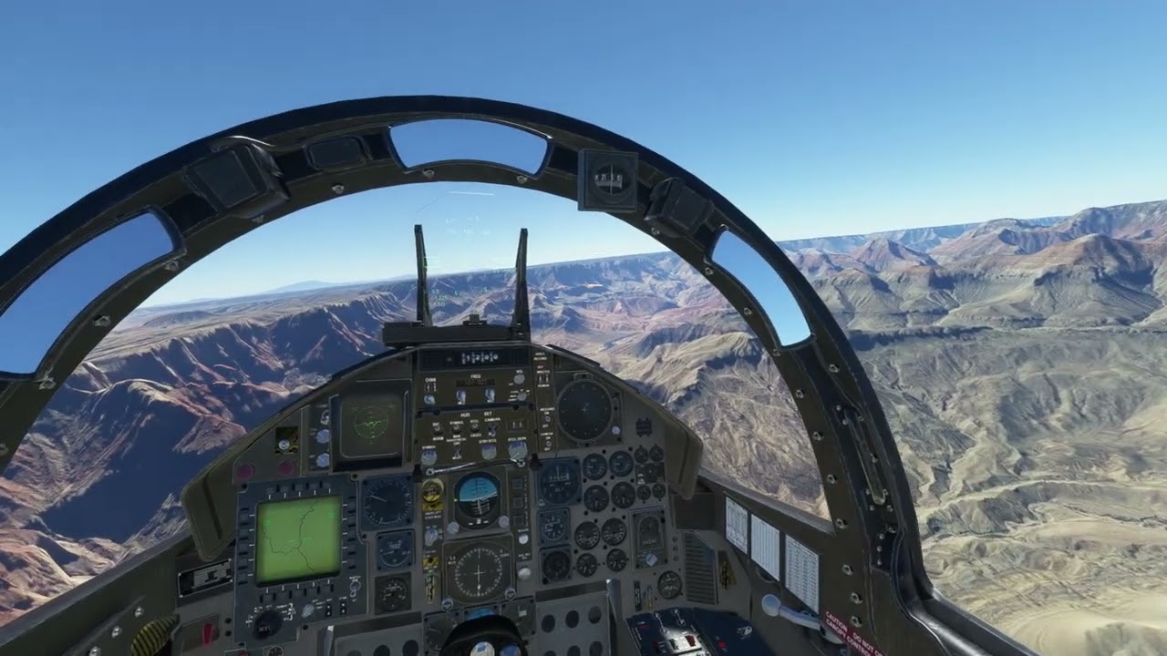 F-15C Grand Canyon fast sightseeing ride