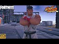 Ryu Gameplay - Fortnite (4K 60FPS)