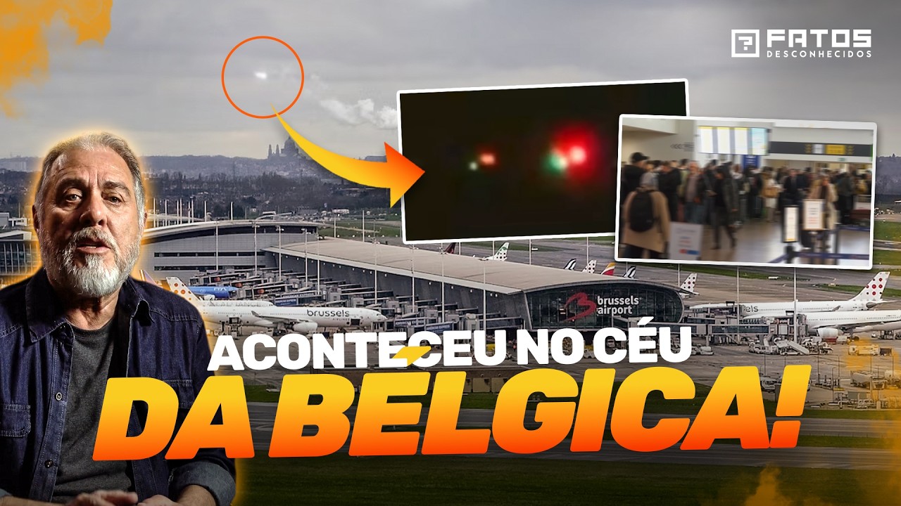 Bélgica FECHA todo o seu ESPAÇO AÉREO devido a avistamentos de OVNIs