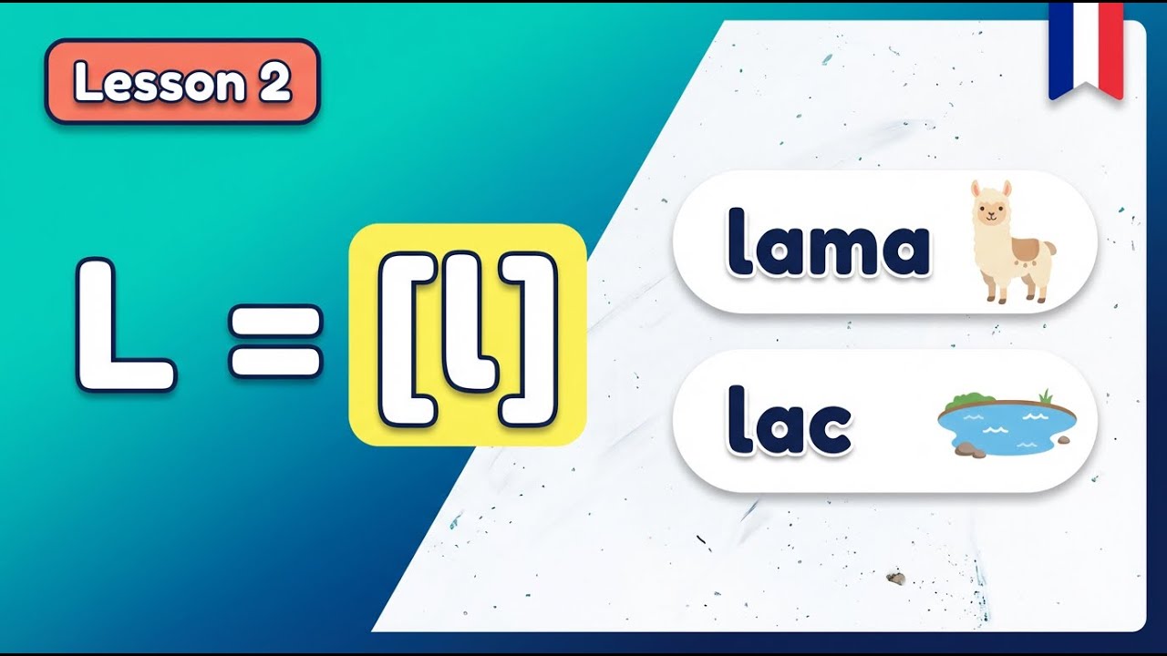 How to Pronounce L in French (L = [l]) ✨ Lesson 2