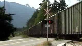 preview picture of video 'BC Rail Squamish Sub - Brackendale'
