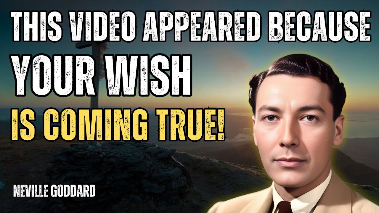 Neville Goddard - This Video Appeared Because Your Wish Is Coming True!