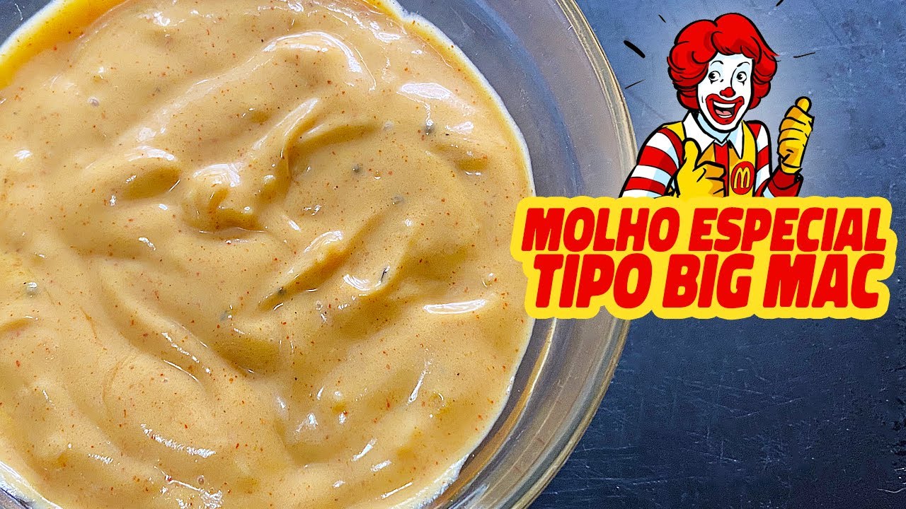 Molho especial para Hambúrguer - Molho do BIG MAC
