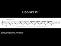 Lip Slurs 1 Trumpet Warm Up