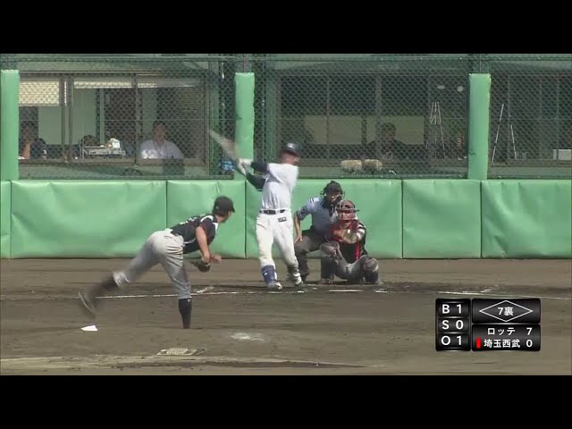 【ファーム】チーム初ヒットはこの男!! ライオンズ・上本のソロホームラン!! 2017/6/20 L-M(ファーム)