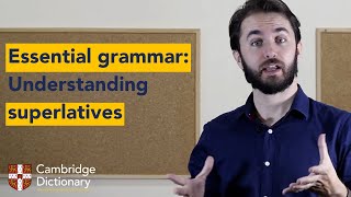 Essential grammar: understanding superlatives