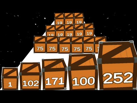 Number Box Run vs 2048 Balloon - (Level Up Number, Max Level) ASMR Gameplay