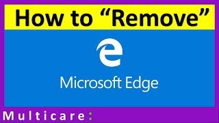 How to disable Microsoft edge in windows 10