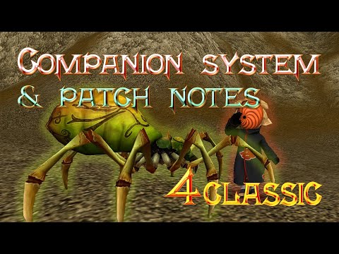 Companion System, New Farm Map, New Battle Maps and bug fixes | 4Classic Patch Notes