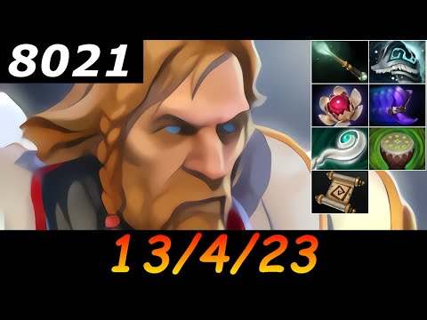 Dota 2 Omniknight 8021 MMR 13/4/23 (Kills/Deaths/Assists) Ranked Full Gameplay