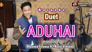 Download lagu Karaoke duet ADUHAI | Rhoma Irama ft. Riza Umami | Dangdut original  @karaokerumahanS mp3