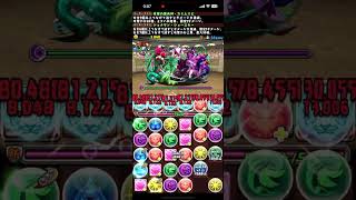 【パズドラ】１２月のクエストLv２　カミムスビ☓ジョナサン