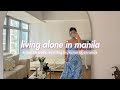 living alone in manila | a day at work, a week in my new place, & kitchen appliance hunting ୨୧˚✧