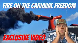 BREAKING CRUISE NEWS: CARNIVAL FREEDOM CATCHES FIRE IN GRAND TURK | SEE EXCLUSIVE VIDEO NOW