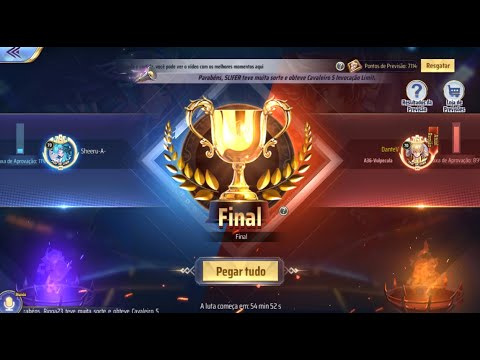 🔴 DANTE VS SHEERU FINAL INTERVERVIDOR JAMIEL -  SAINT SEIYA AWAKENING