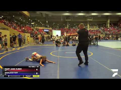 65 Lbs Round 3 - Mary Jane Zuber, NM Vs Hadleigh Ray, KS 04a8