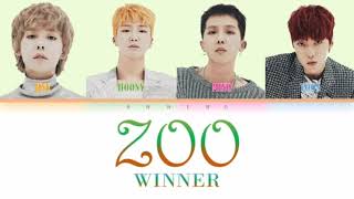 WINNER(위너)- ZOO (동물의 왕국) {COLORCODED LYRICS(HanRomEng)}