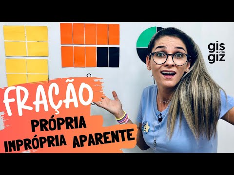 FRAÇÃO TIPOS DE FRAÇÃO | FRAÇÃO PRÓPRIA, IMPRÓPRIA E APARENTE | \Prof. Gis/