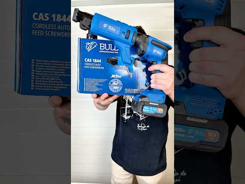 фото ленточный шуруповерт профессиональный bull cas 1844 xlt pro, 18 в, 4500 об/мин, 57 мм аккумуляторный 0