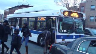 preview picture of video 'MTA Bus: 2012 New Flyer C40LF Q8 Bus #498 at Euclid Ave-Pitkin Ave'